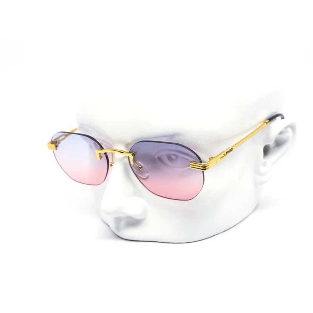 Sunglasses Women Men Fashion Shades Trendy Pink Blue Lens UV400 Protection Party